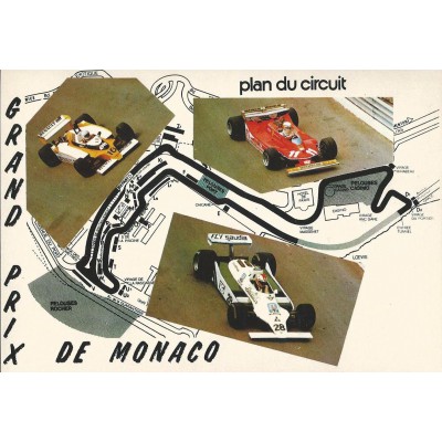 Plan du Circuit (Grand Prix de Monaco
